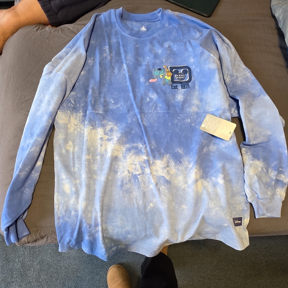 Disney Tie-Dye Blue Stitch Spirit Jersey